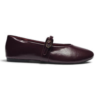 MARIELLE ROUND TOE BUCKLE STRAP MARY JANE FLATS