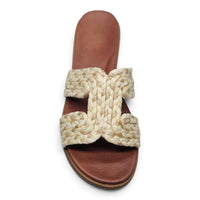 POET HARBOR BRAIDED WOVEN SLIDE SANDALS