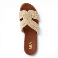 POET HARBOR BRAIDED WOVEN SLIDE SANDALS