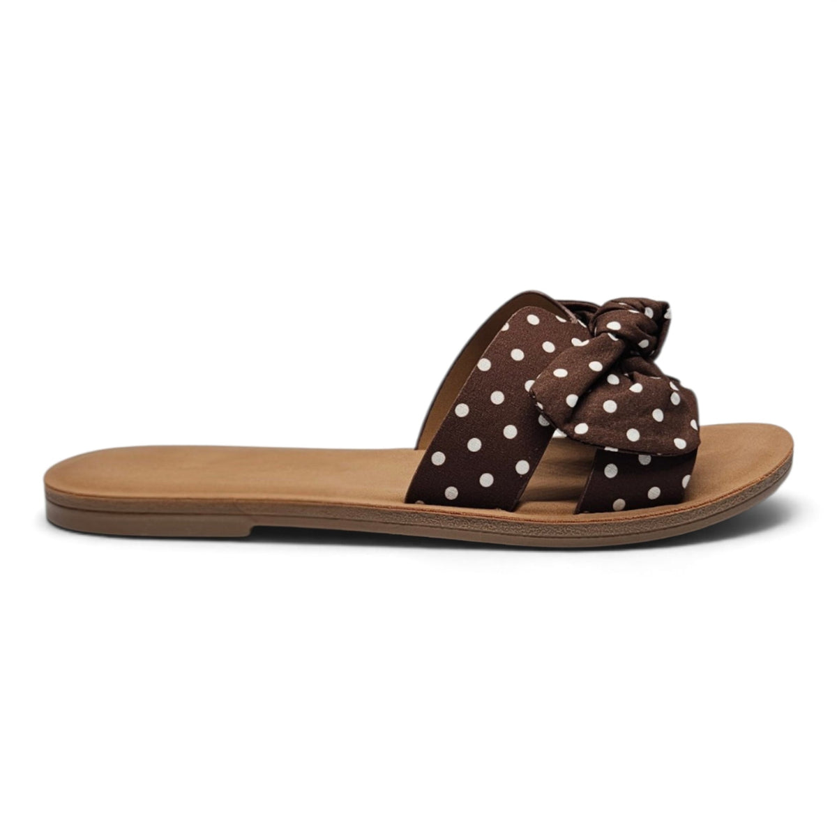 HARPER BOW SLIDE SANDALS