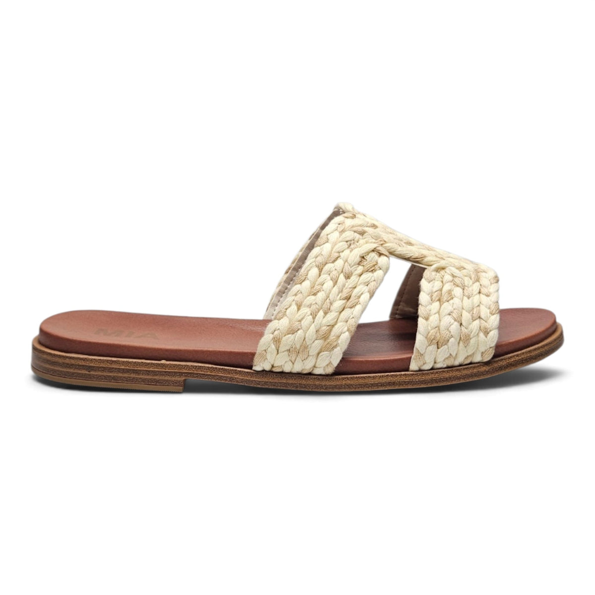 POET HARBOR BRAIDED WOVEN SLIDE SANDALS