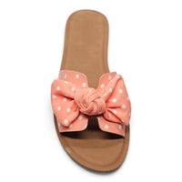 HARPER BOW SLIDE SANDALS