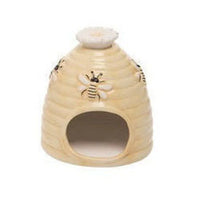 Beige beehive sponge holder from Daisy Lane Life, featuring decorative bee designs