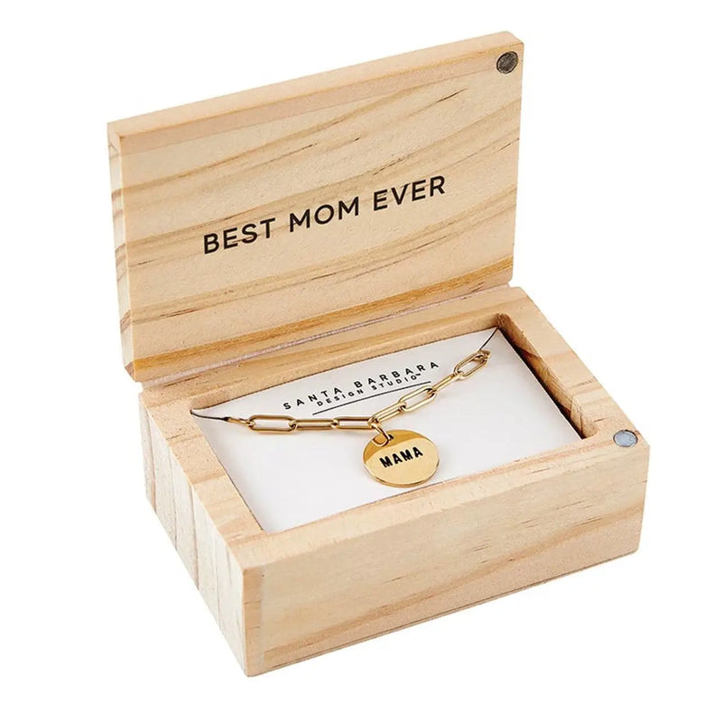 Best Mom Ever Bracelet featured in LINK NECKLACE from Shop Daisy’s women’s boho chic collection