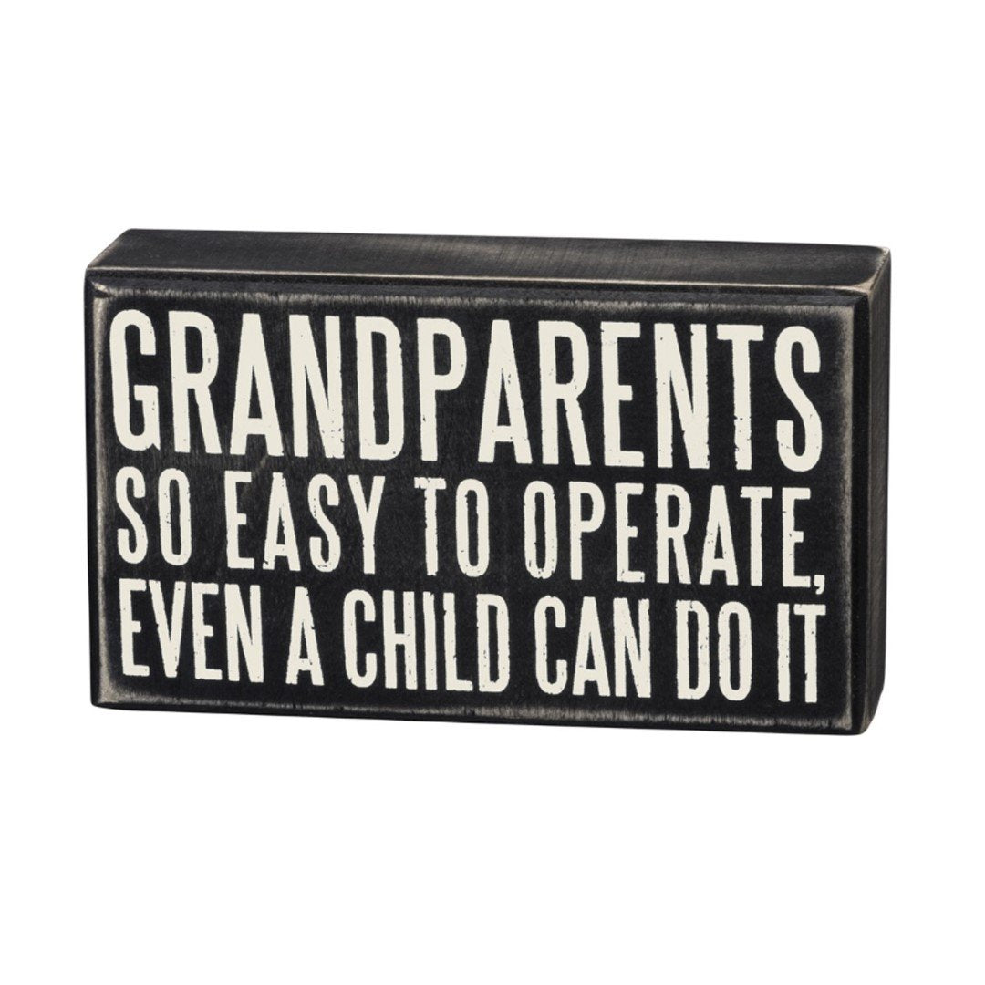 Grandparents Box Sign - Signs & More