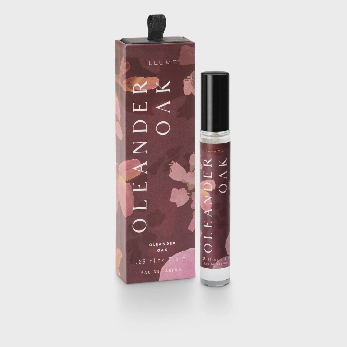 Oleander Oak Petite perfume spray with decorative box, elegant oak petite perfume display