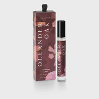 Oleander Oak Petite perfume spray with decorative box, elegant oak petite perfume display