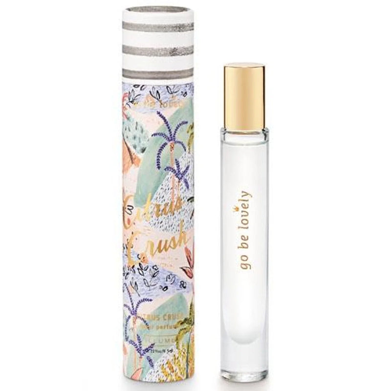 Citrus Crush Perfume Rollerball features a floral design and summer fruit notes