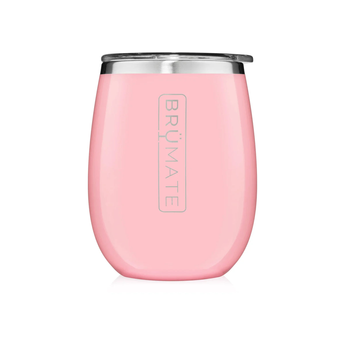 Pink Bre Stemless Wine Tumbler displayed as the Uncork’d Wine Tumbler, insulated XL wine