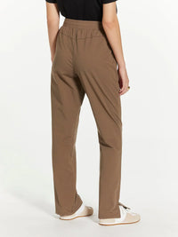 Brown Thread and Supply Paige Pants with elastic waistband