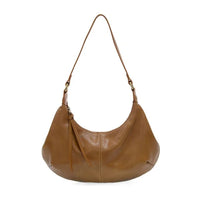 GISELLE MINI HOBO vegan leather shoulder bag with zip closure and shoulder strap