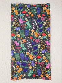 Colorful Floral Patterned Fabric in Full Boho Bandeau Headband for Free Spirit Style