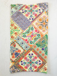 Colorful patchwork fabric of FULL BOHO BANDEAU HEADBAND from Shop Daisy’s women’s boho clothes