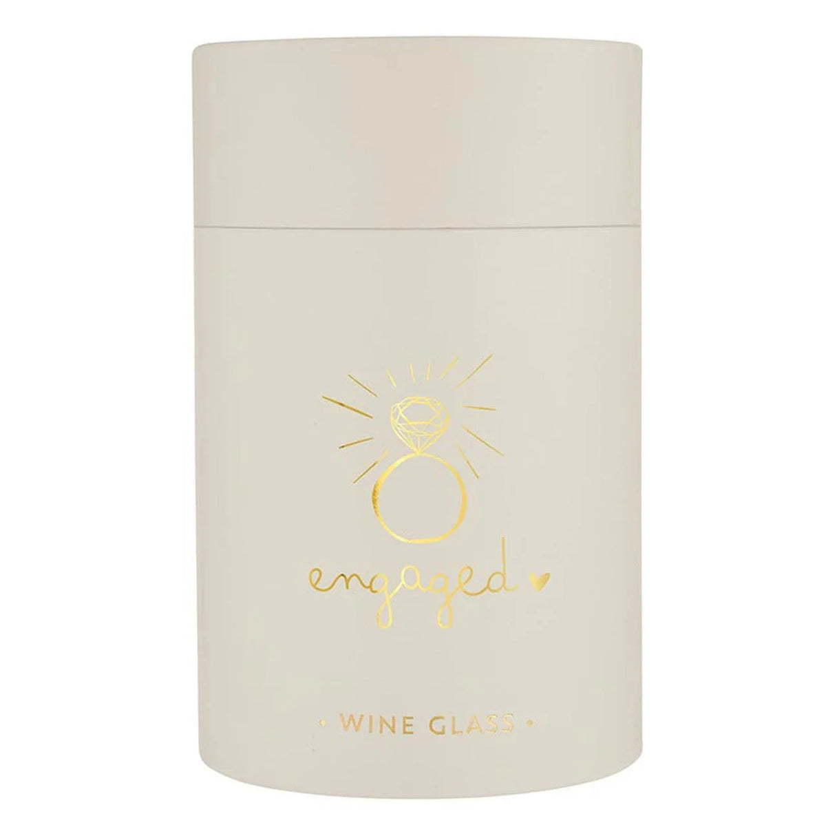 Cylindrical stemless wine glass with ring design for elegant wine serving