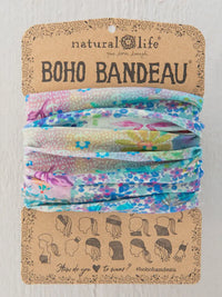 Floral boho bandeau headband from Shop Daisy’s women’s boho chic clothing collection