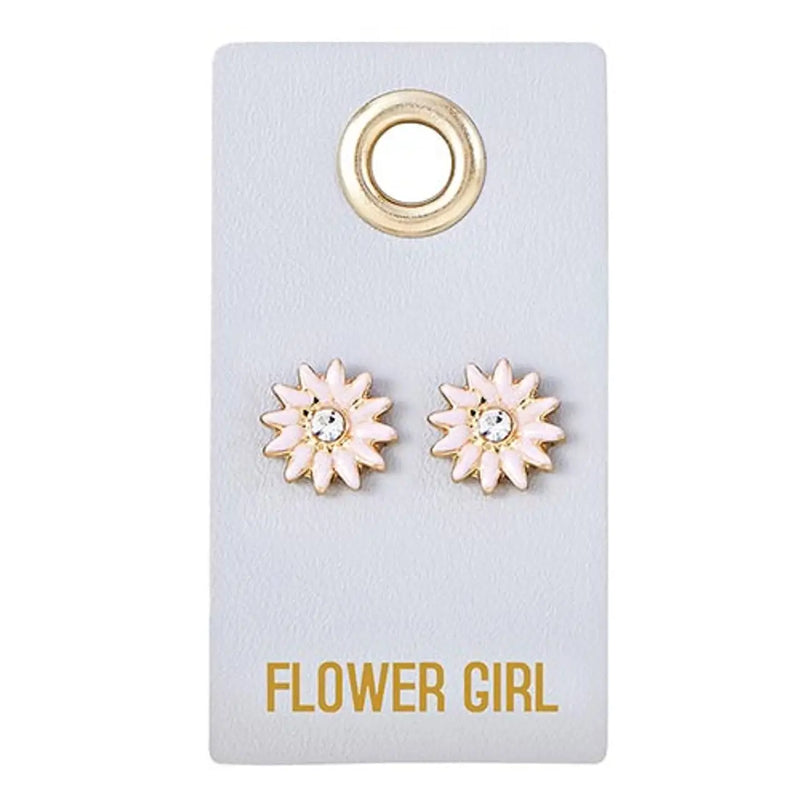 Flower girl earrings for wedding occasions from LOVE WEDDING EARRING FLOWER GIRL collection