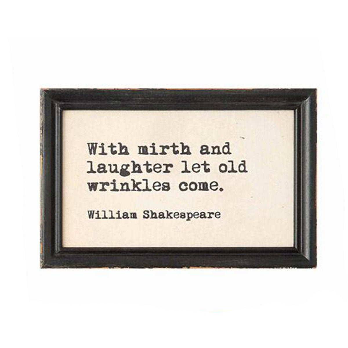 William Shakespeare Framed Wall Quote - Picture Frames &