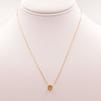 Initial O Gold Necklace - Necklaces