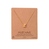PERSONALIZED DAINTY LETTER INITIAL JEWELRY NECKLACES