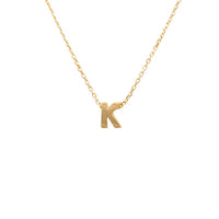 Dainty Initial K Gold Necklace from Daisy Lane elegantly displayed for purchase