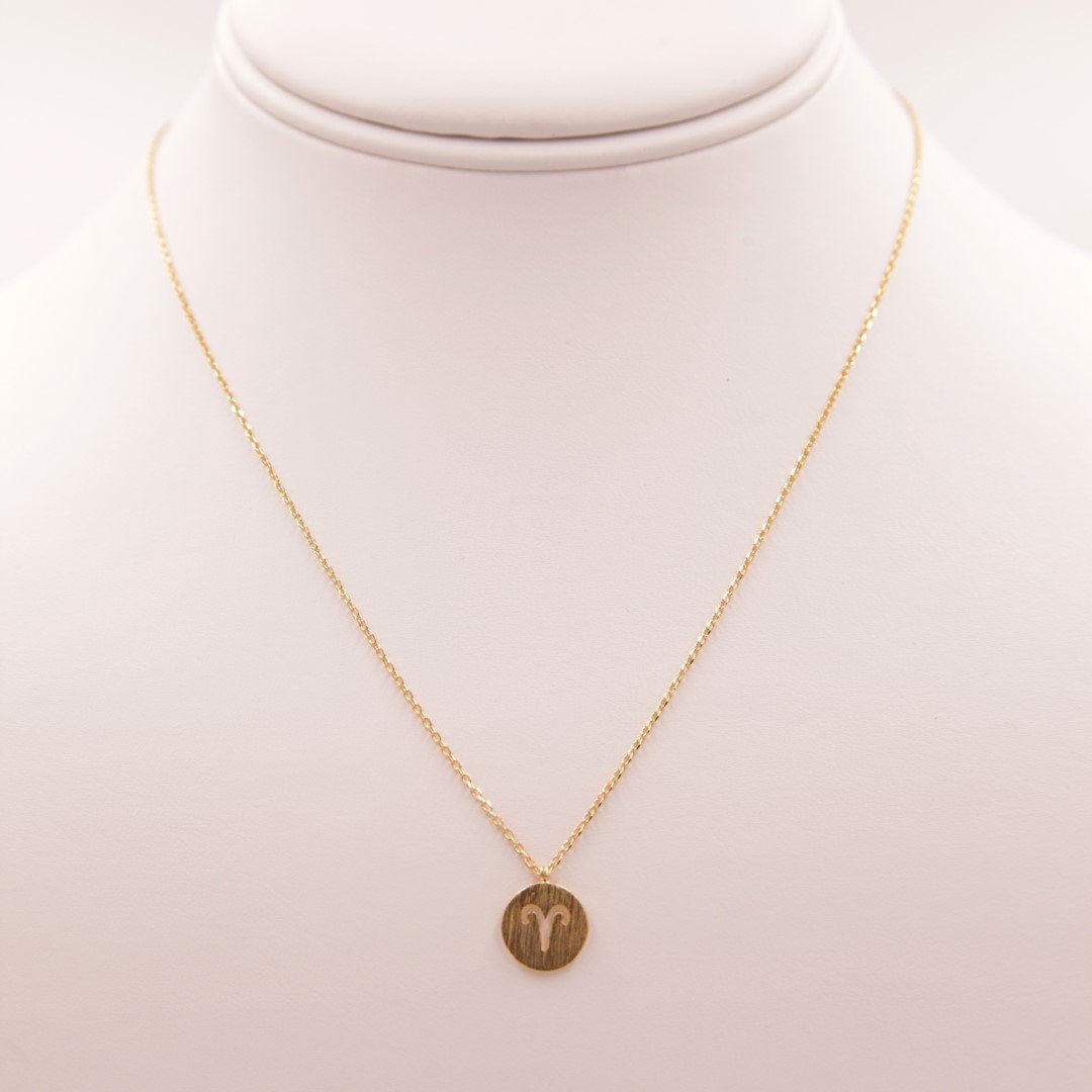 Aries Zodiac Sign Necklace - Necklaces