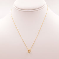 Initial C Gold Necklace - Necklaces