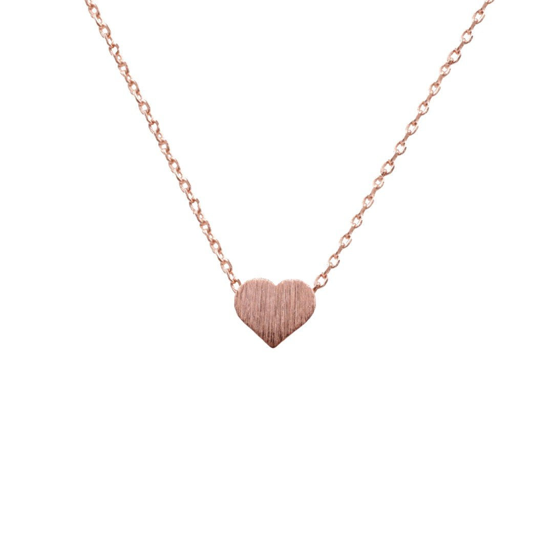 Dainty Heart Necklace - Necklaces
