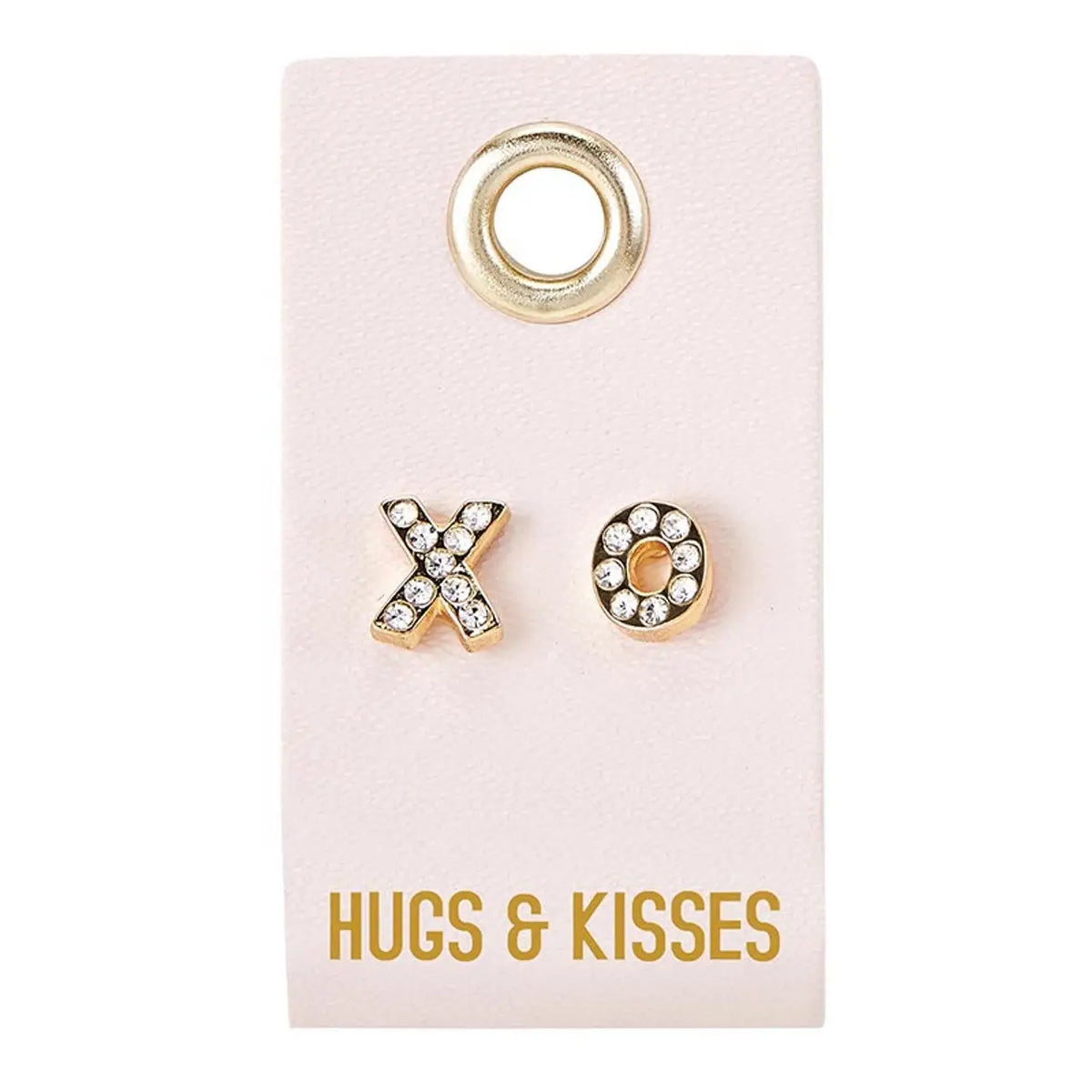 Love Wedding earrings featuring Hugs & Kisses design perfect for love stories and celebrations
