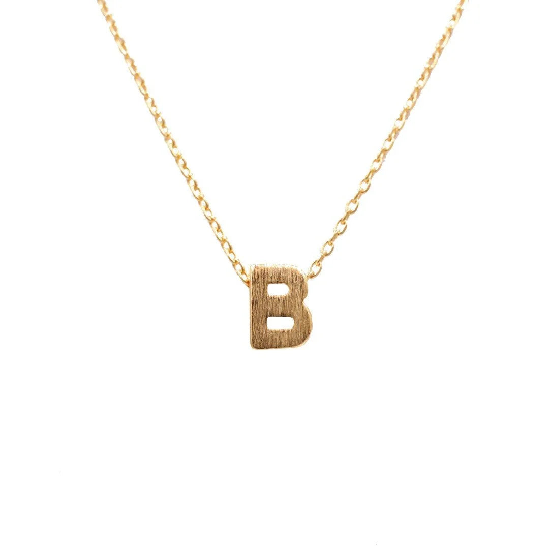 Dainty Initial B Gold Necklace from Daisy Lane showcasing elegant design and quality