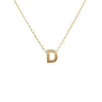 Daisy Lane Initial D Gold Necklace, a stylish addition to dainty initial necklaces collection