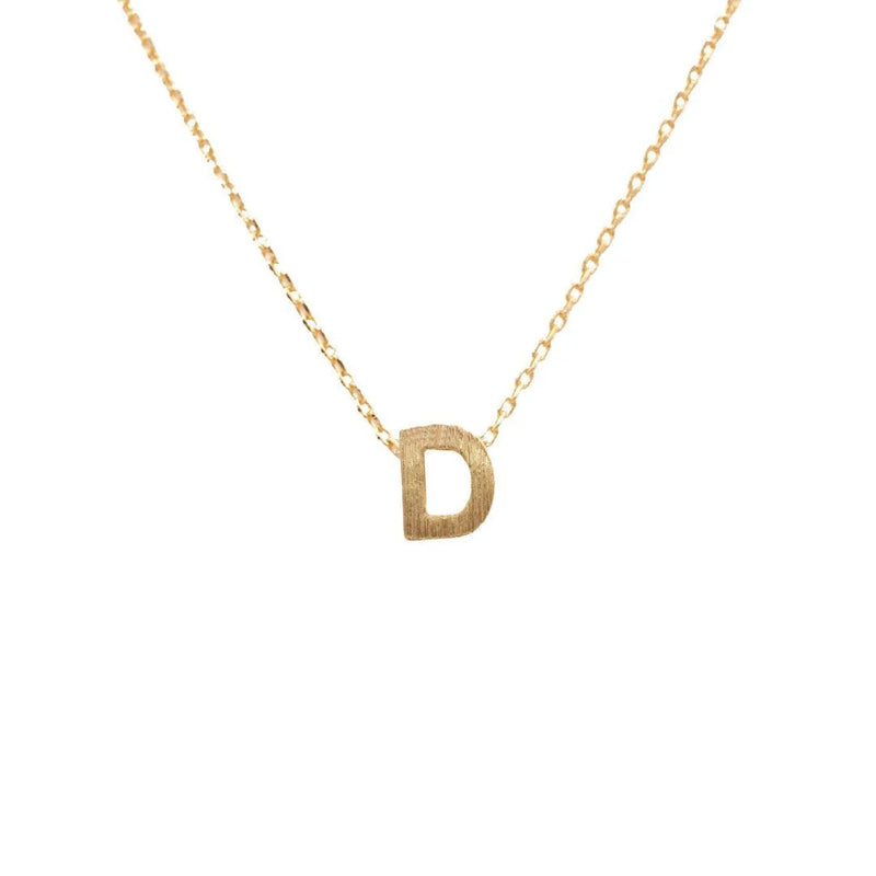 Daisy Lane Initial D Gold Necklace, a stylish addition to dainty initial necklaces collection