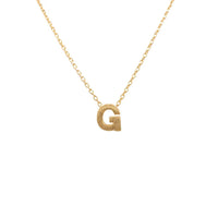 Daisy Lane Initial G Gold Necklace featuring a dainty design for elegant personalization