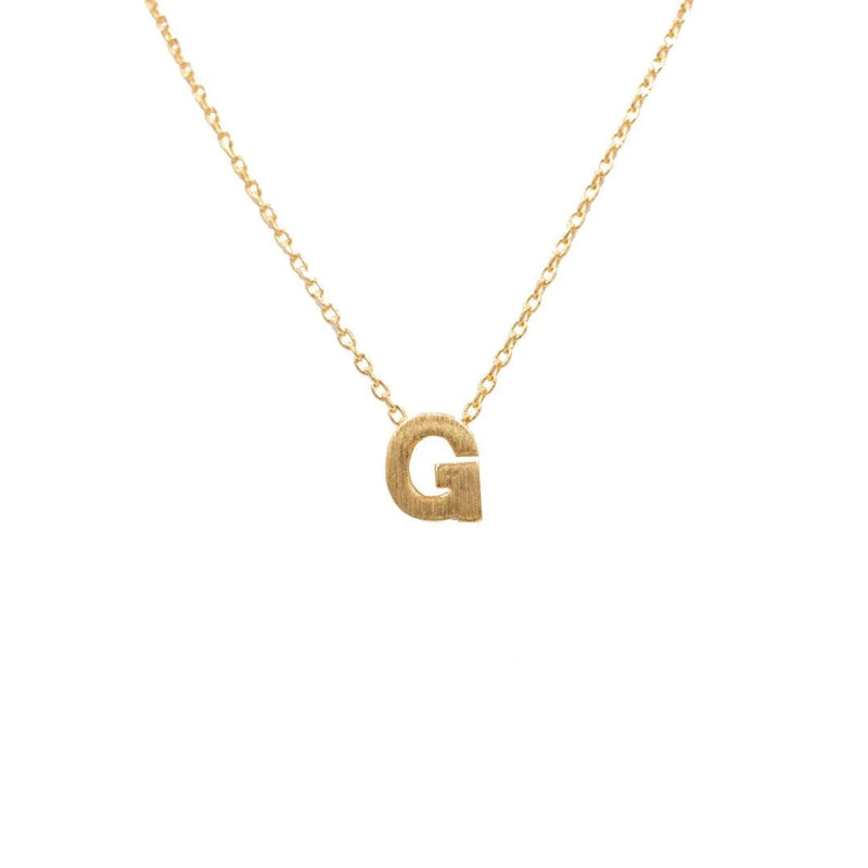 Daisy Lane Initial G Gold Necklace featuring a dainty design for elegant personalization