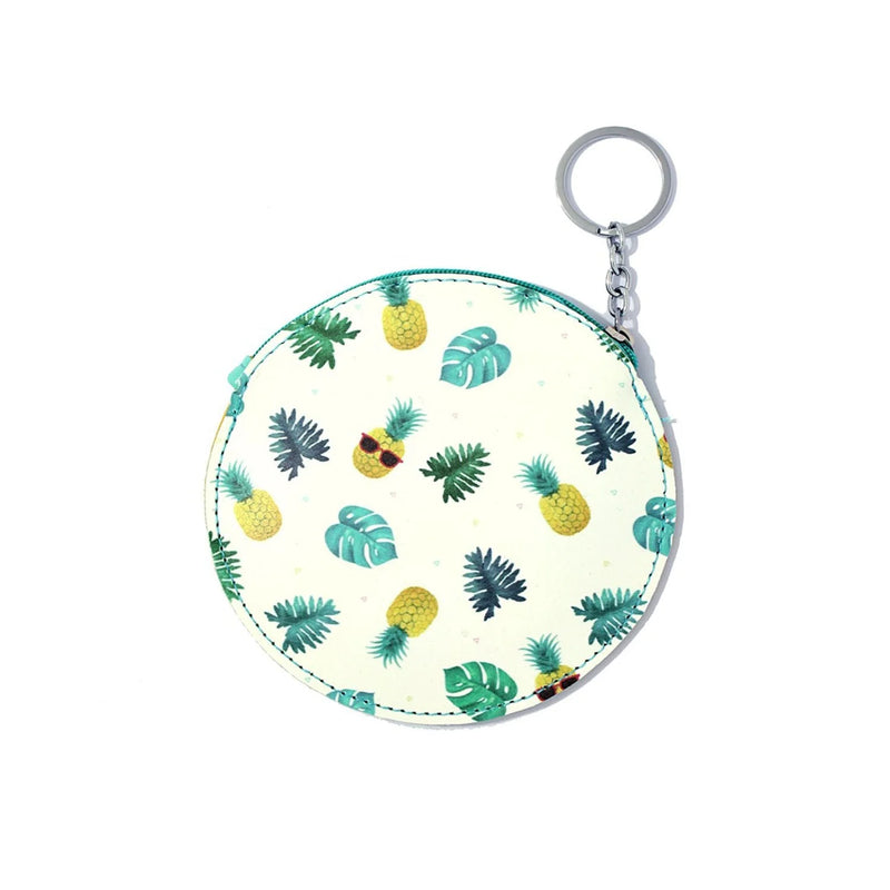 Pine pattern key chain designed for the Pineapple Coin Purse, ideal purse key chain accessory