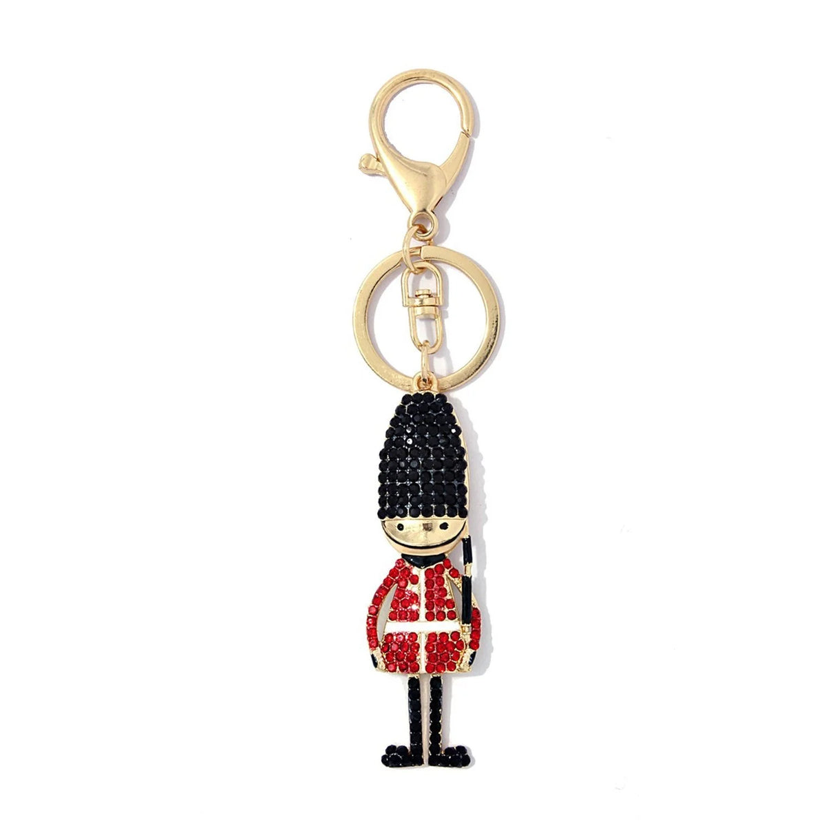 Keychain featuring a soldier figure from the Queen Guard collection