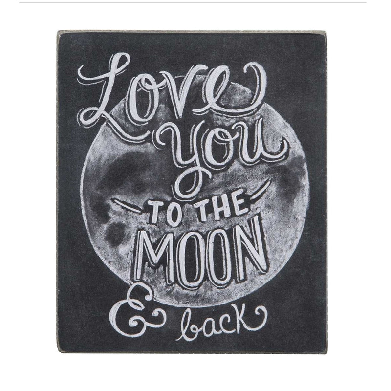 Love You to the Moon & Back Chalk Sign - Signs & More