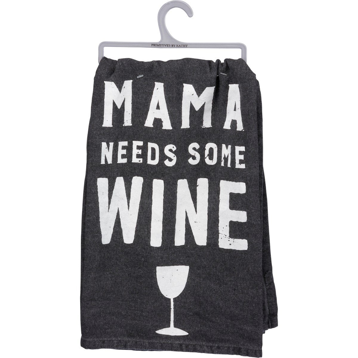 Mama Needs Some Wine Dish Towel - Kitchen & Bar Towels