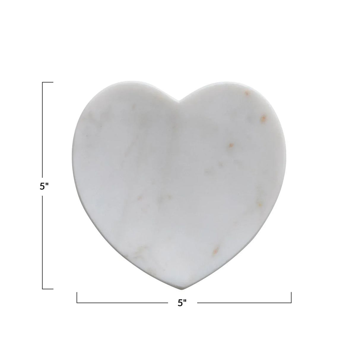 Marble heart shaped coasters elegantly arranged in a Marble Heart Shaped Dish