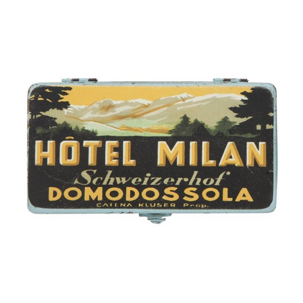 Hotel Milan Decorative Vintage Box - Decorative Box