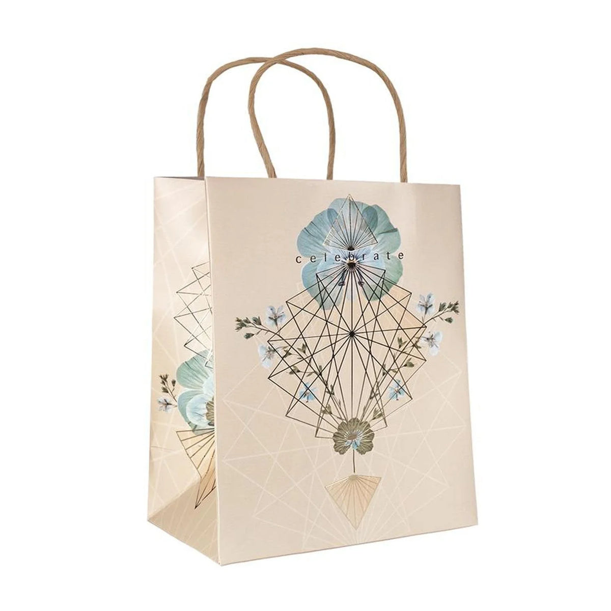 Geometric Celebrate Gift Bag by Daisy Lane showcasing a unique design on paper