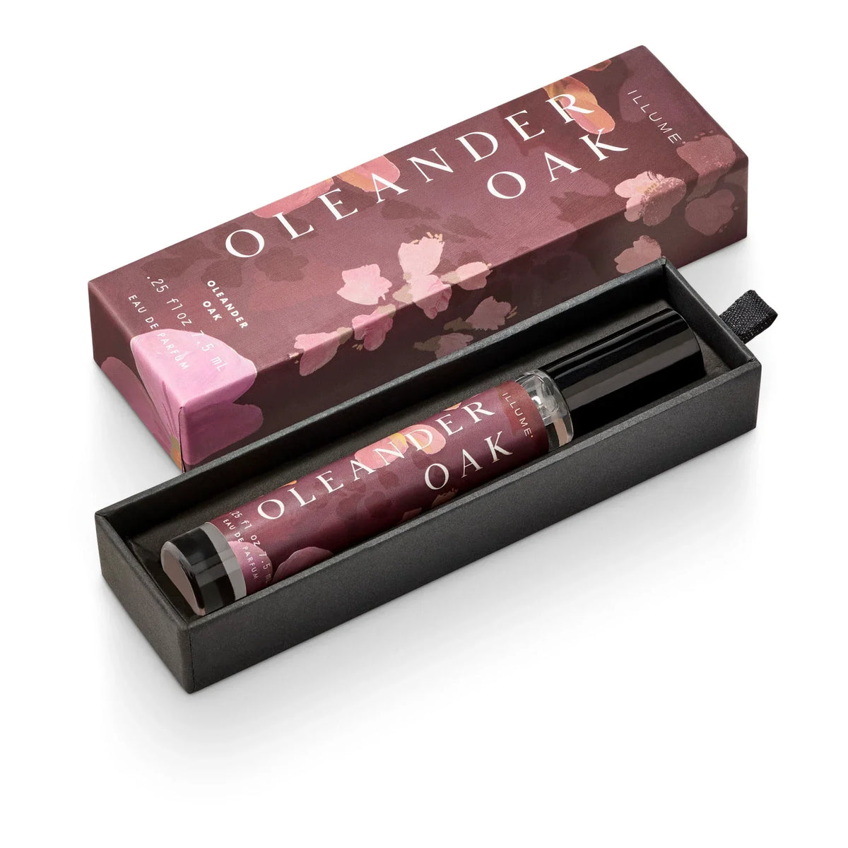 Oleander Oak Petite perfume spray in decorative box, elegant oak petite perfume display