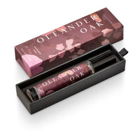 Oleander Oak Petite perfume spray in decorative box, elegant oak petite perfume display