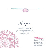 Pink Hope Color Power Necklace - Necklaces