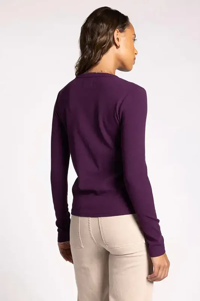 THREAD & SUPPLY JESS CREW NECKLINE RELAXED BASIC TOP