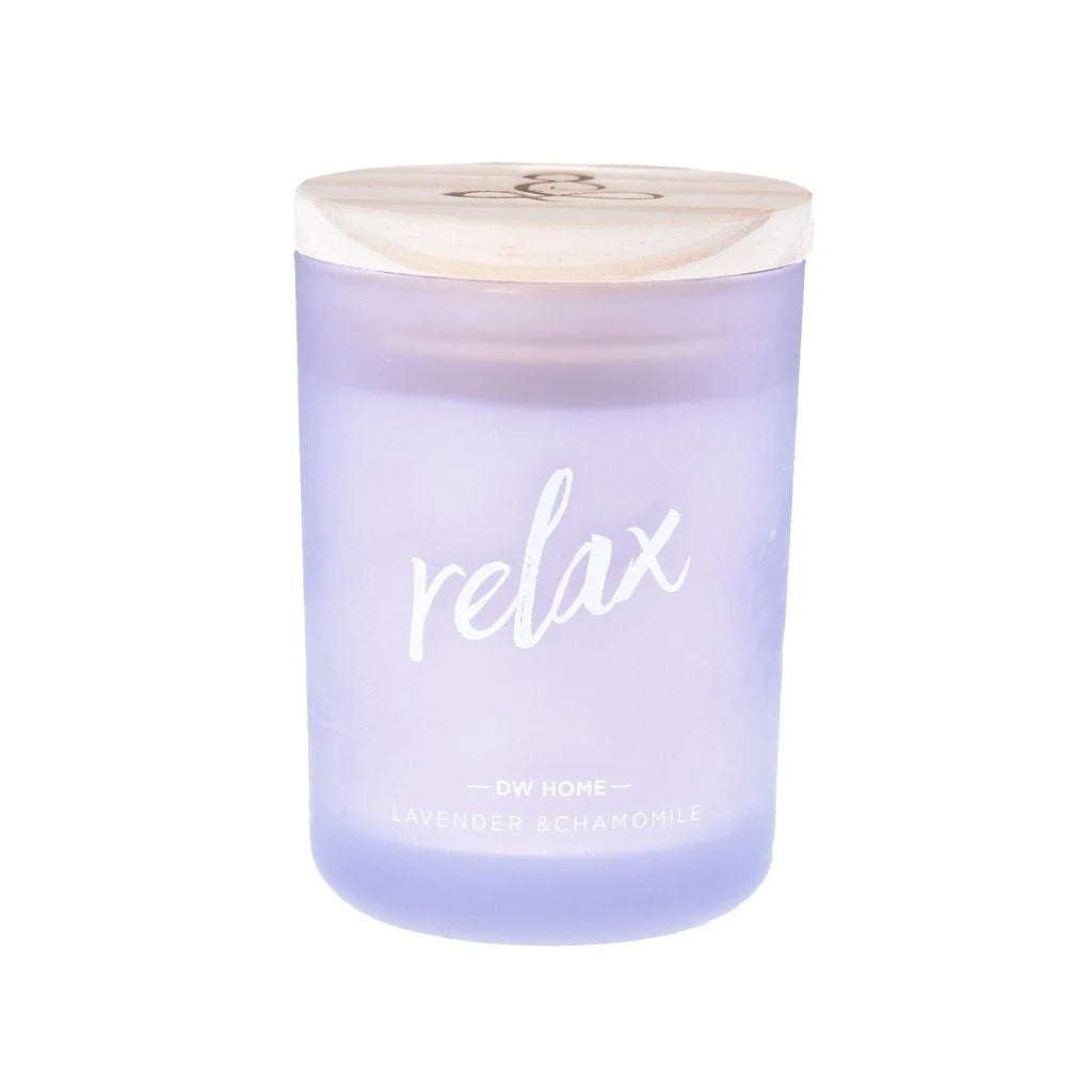 Relax Candle from Daisy Lane featuring fragrant lavender for soothing ambiance