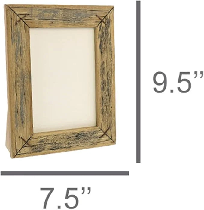 Rustic wooden picture frame with a boho style for a flowy natural look