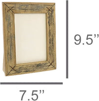 Rustic wooden picture frame with a boho style for a flowy natural look