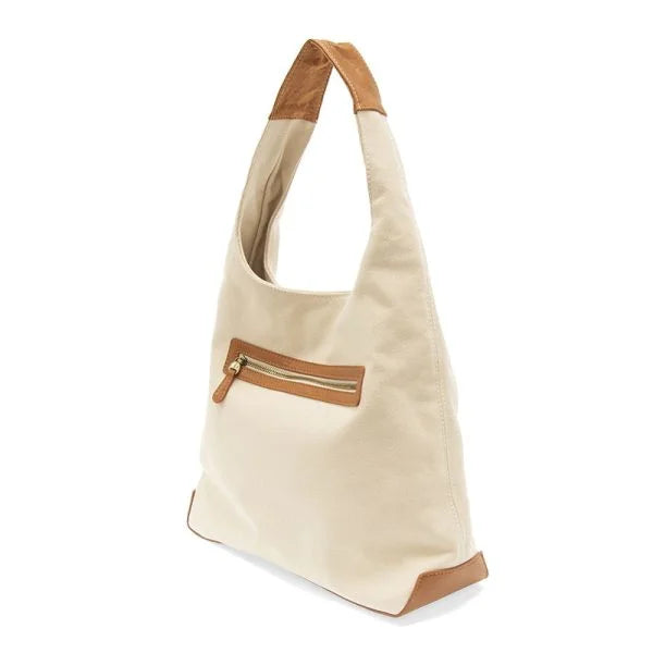 Natural Sa Tote Bag featuring adjustable shoulder strap and brass plated hardware