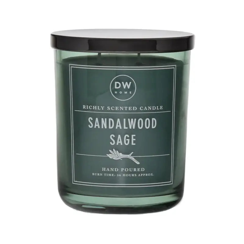 Sandalwood sage scented candle from Daisy Lane’s Sandalwood collection with milky sandalwood notes