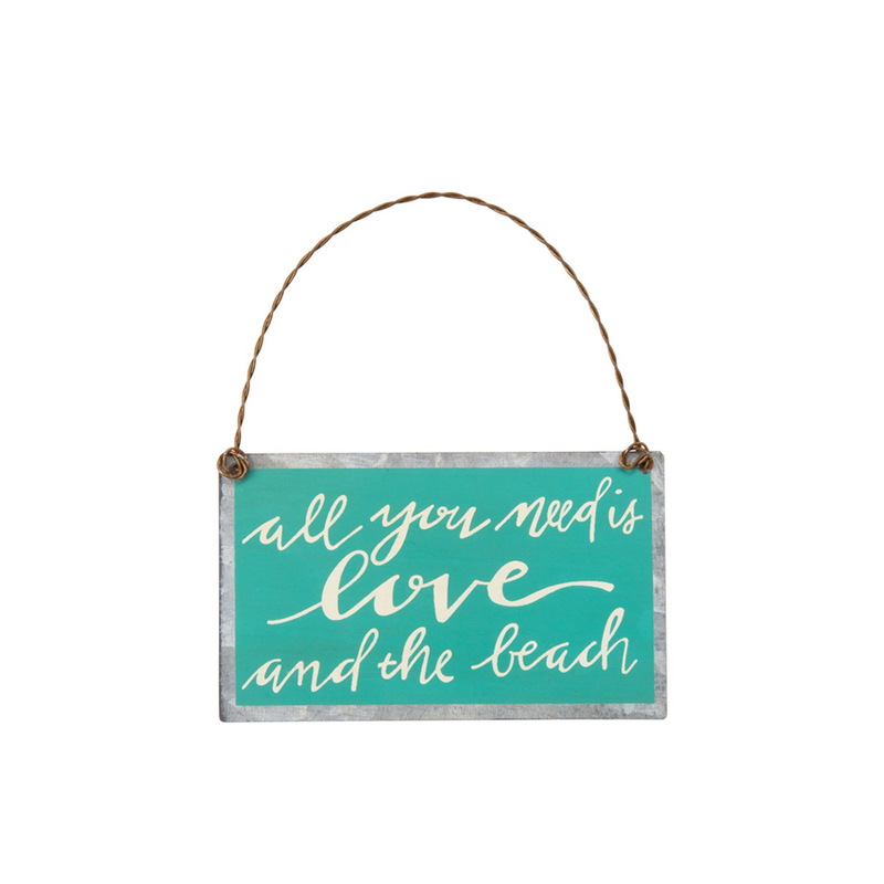 Beach & Love Ornament Sign - Signs & More